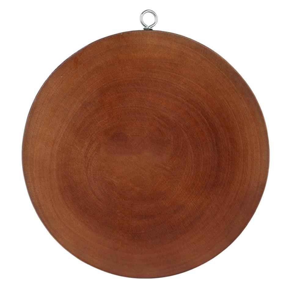 Thớt gỗ tròn 24cm có móc treo dày dặn cực kì chắc chắn , thớt gỗ tự nhiên an toàn Việt Nam