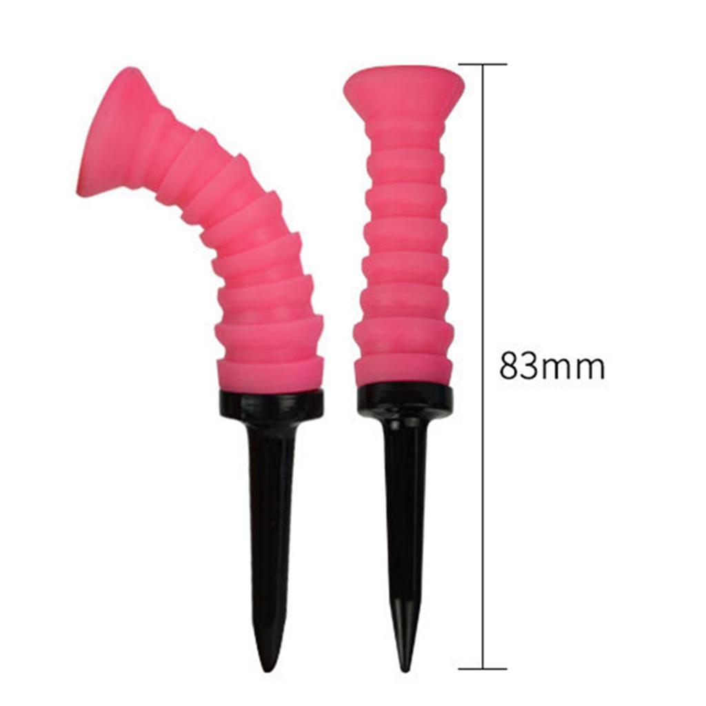 3x Elastic Golf Tees Durable Practice Tool Low Resistance 83mm Golf Tees Golf Accessories