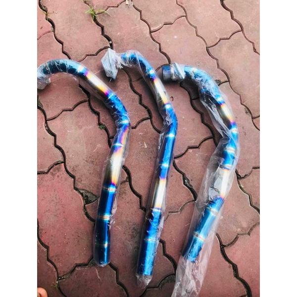 Cổ pô titan gắn xe ex135 ex150 Wave drem sirius sonic winner150 - 2931