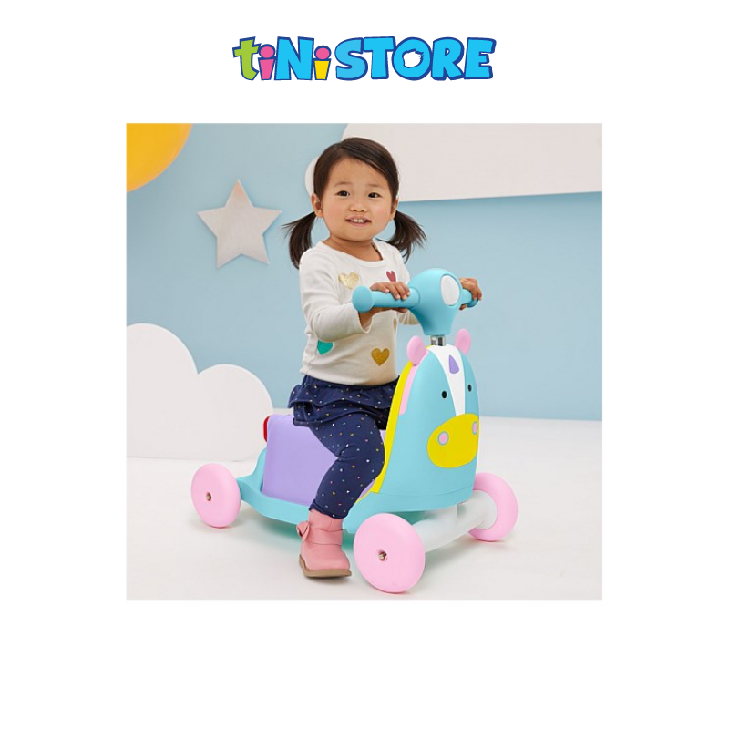 tiNiStore-Đồ chơi xe chòi chân đa năng hình unicorn Zoo Skip Hop 9H822810