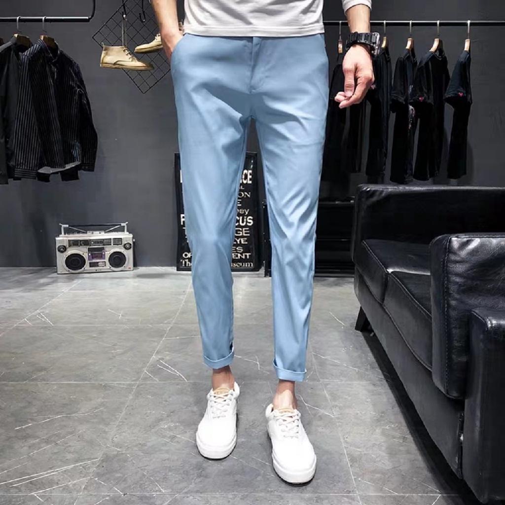 Đủ màu đủ size 28 - 37 Quần tây nam học sinh công sở cao cấp có big size Quần tây ống côn body co giãn đi học đi chơi