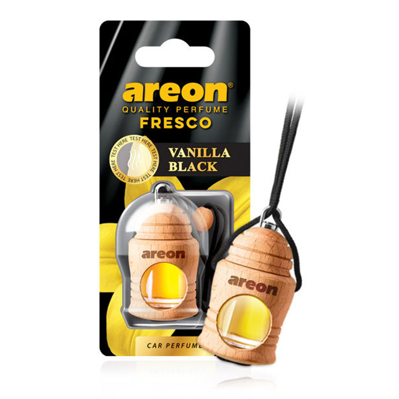 Tinh dầu treo xe ô tô Areon Fresco Vanilla Black