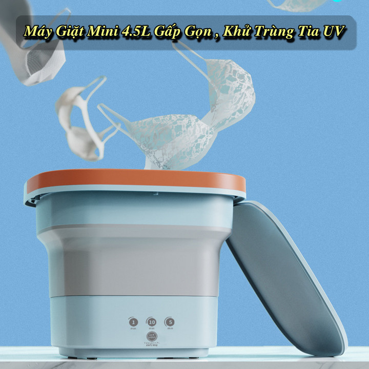 Máy giặt mini gấp gọn 4.5L Venice khử trùng tia UV - Home and Garden