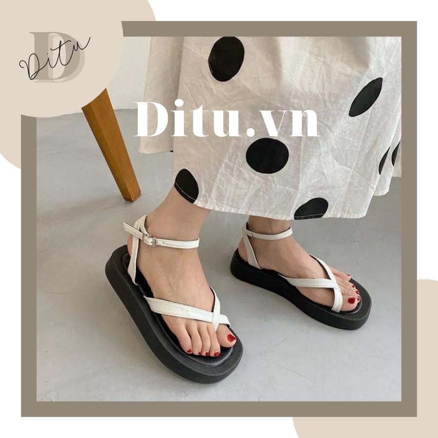 Sandal Nữ Ulzzang Quai Chéo Ngón - Giày Sandal Nữ Đi Học, Đi Chơi Hot 2021