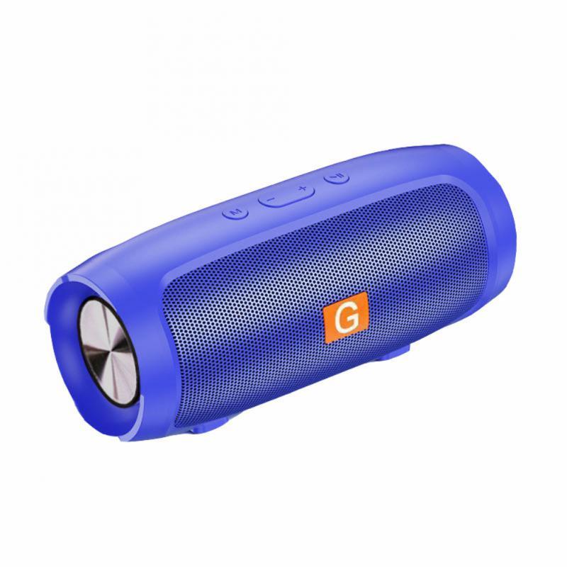 Bluetooth Di Động-Loa Bass Không Dây Có Đèn LED Màu Loa Siêu Trầm Ngoài Trời Chống Nước Cột Boombox Nhạc Stereo FM Color: Green