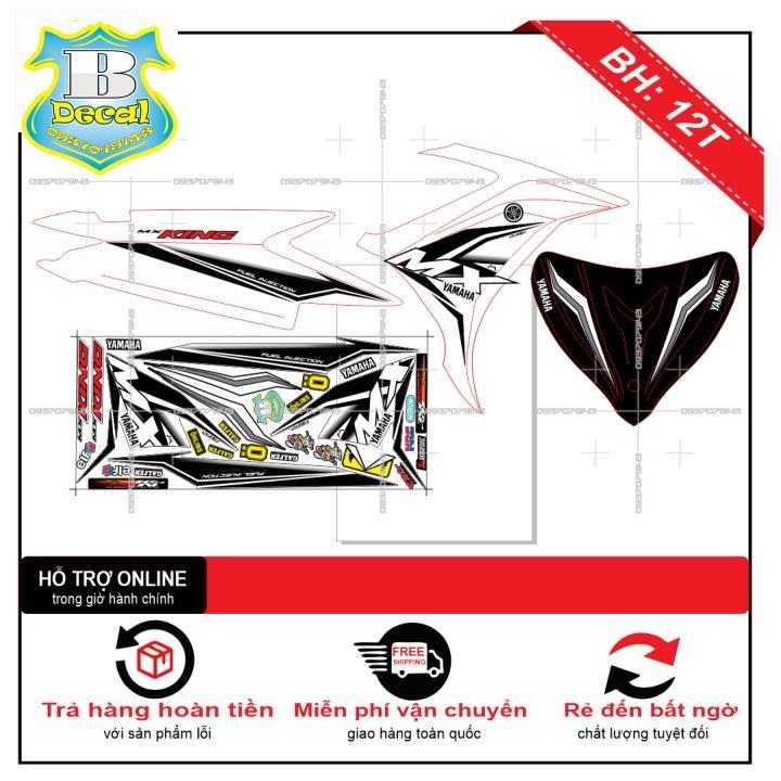 Tem rời dành cho EXCITER 2011 MX TRẮNG ĐEN