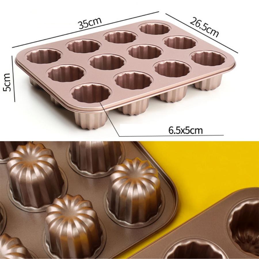 KHAY NƯỚNG 12 BÁNH CANELÉ - TRAY0001