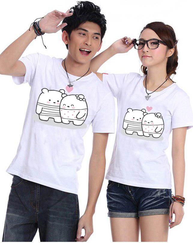 Bộ Áo Thun Đôi Nam Nữ A221