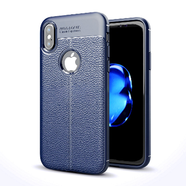 Ốp Lưng cao cấp Auto Focus giả da cho điện thoại IPHONE X - Hàng nhập khẩu