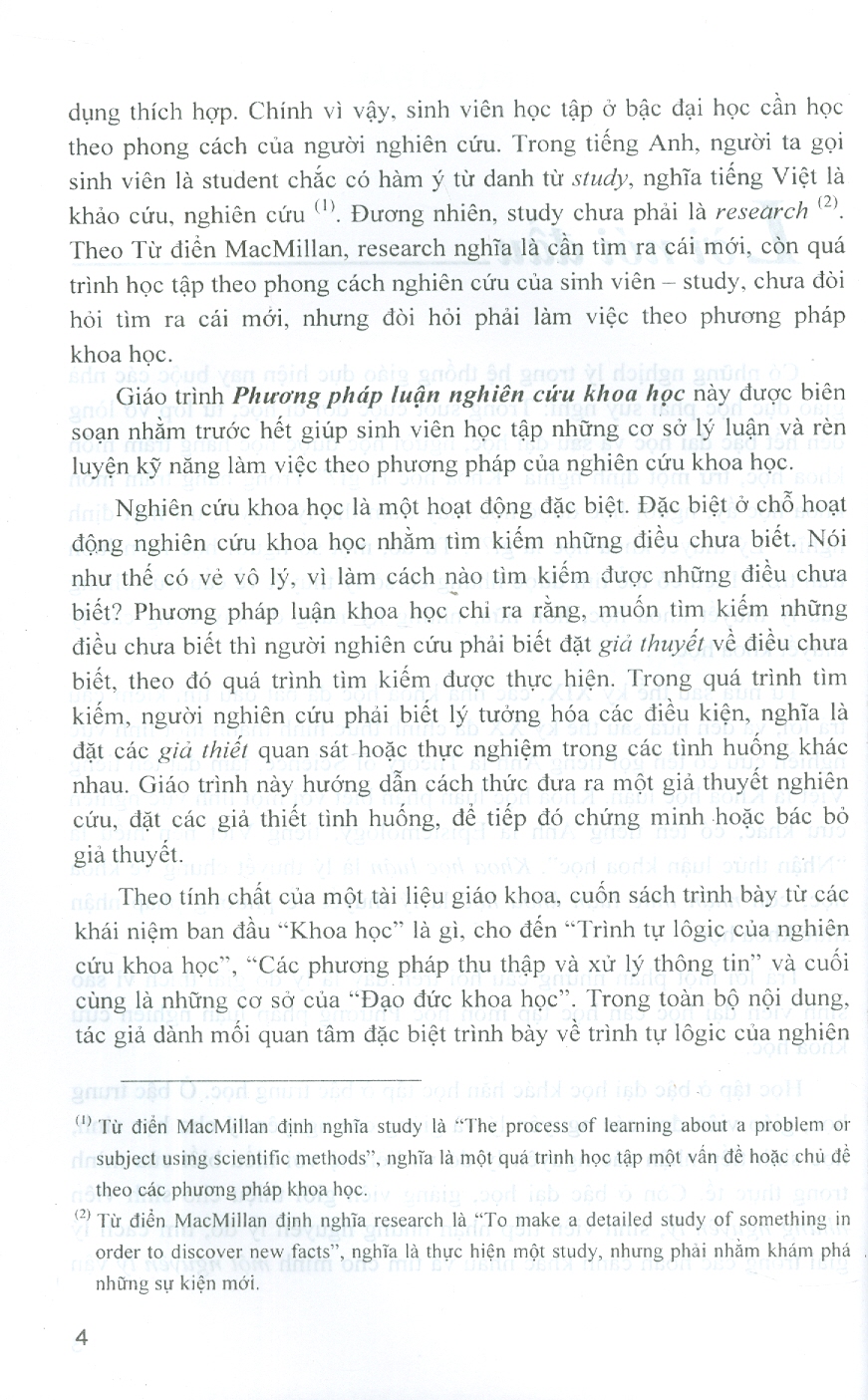Giáo Trình Phương Pháp Luận Nghiên Cứu Khoa Học (Tái bản) - ảnh 5