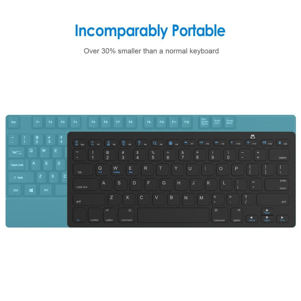 Bàn Phím Bluetooth Cho Xiaomi Mac Macbook Air Pro Cho Win10 Laptop Máy Tính PC Siêu Mỏng Không Dây Bàn Phím Bluetooth