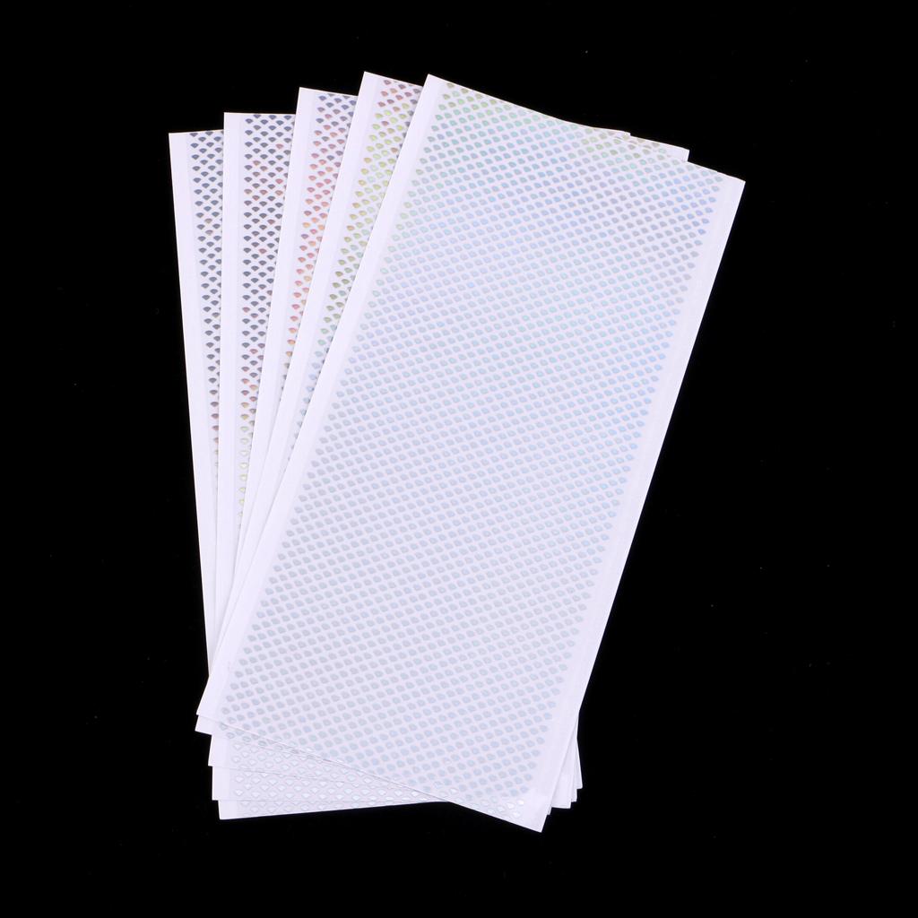 5pcs Waterproof Fishing Lure Scale Holographic Tape Fly Tying Materials S