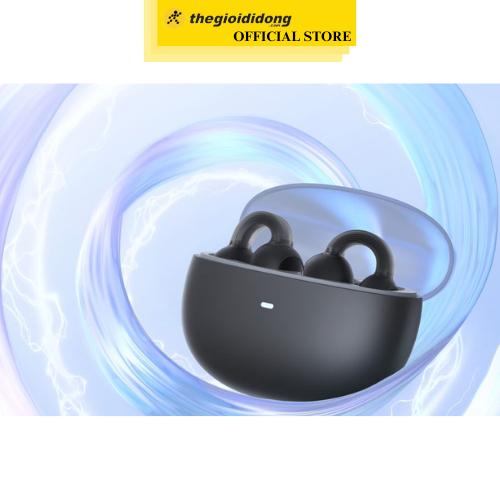 Tai nghe Bluetooth Open-Ear TWS Baseus AirGo 1 Ring Đen - Hàng Chính Hãng