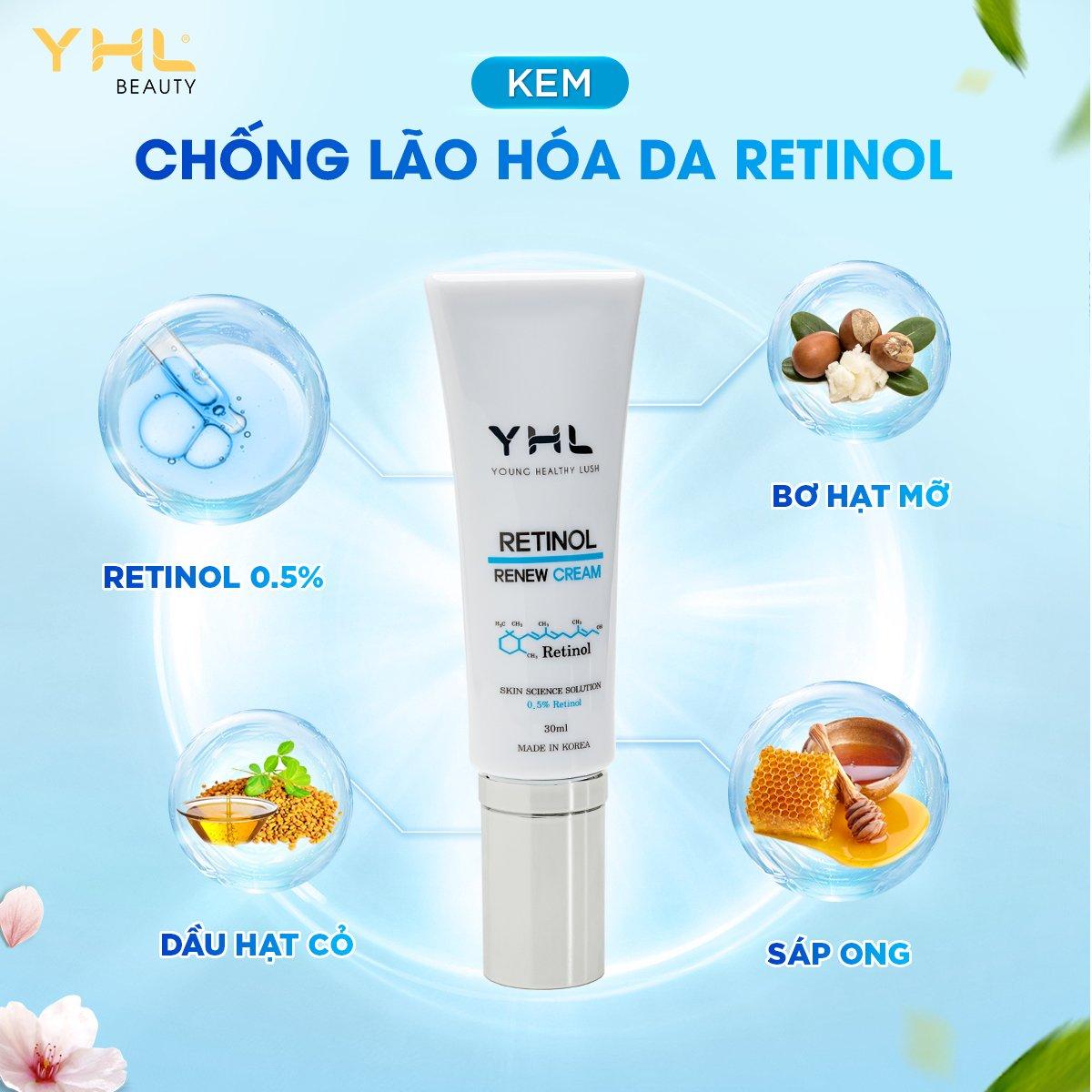 Kem Dưỡng Đêm Chống Lão Hóa Da RETINOL YHLBeauty