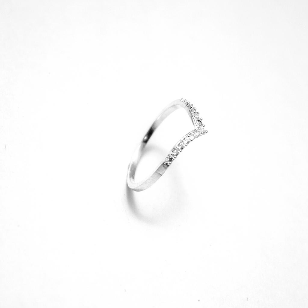 Nhẫn bạc nữ ATJ9038 , nhẫn nữ kiểu nguyệt quế đính đá ANTA Jewelry