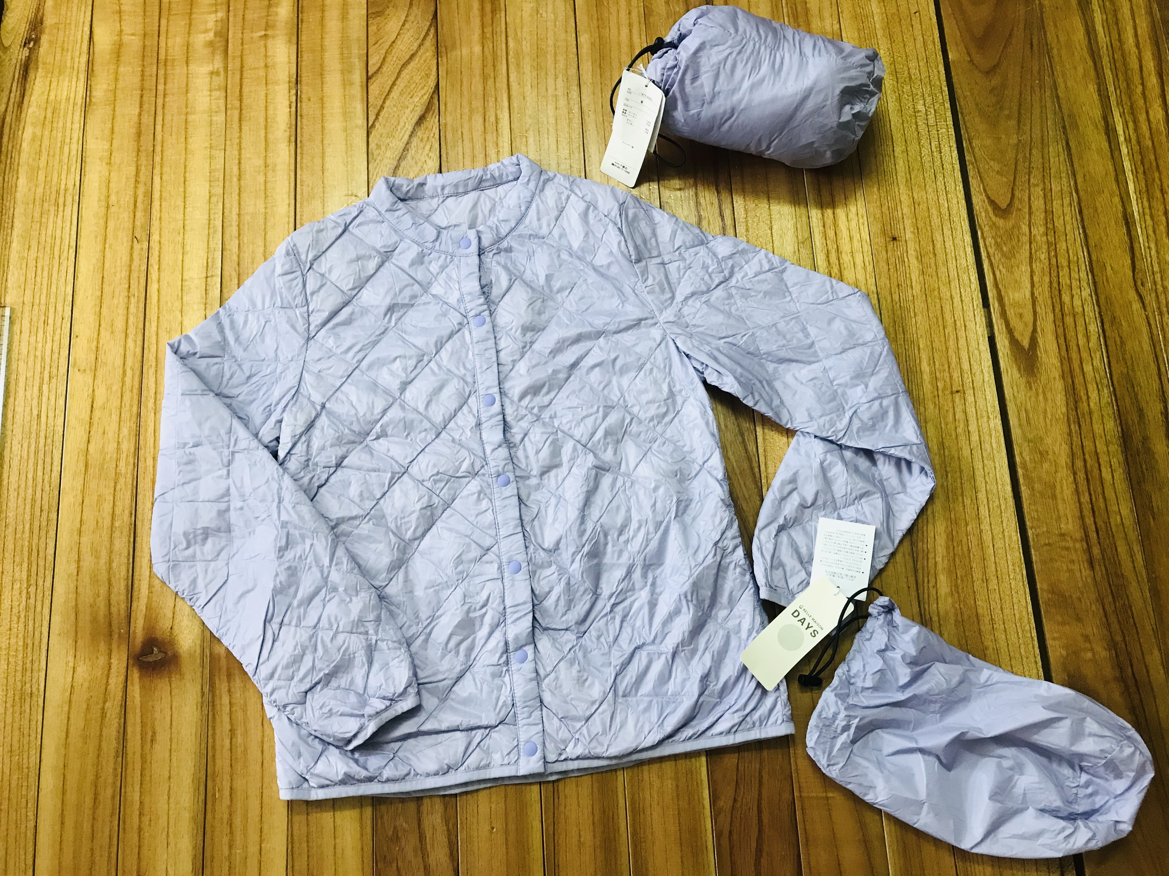 Áo khoác trần trám siêu nhẹ