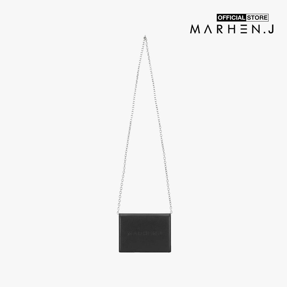 Marhen.J - Túi đeo chéo nữ mini nắp gập Monroe MJ22CMNREW-BK