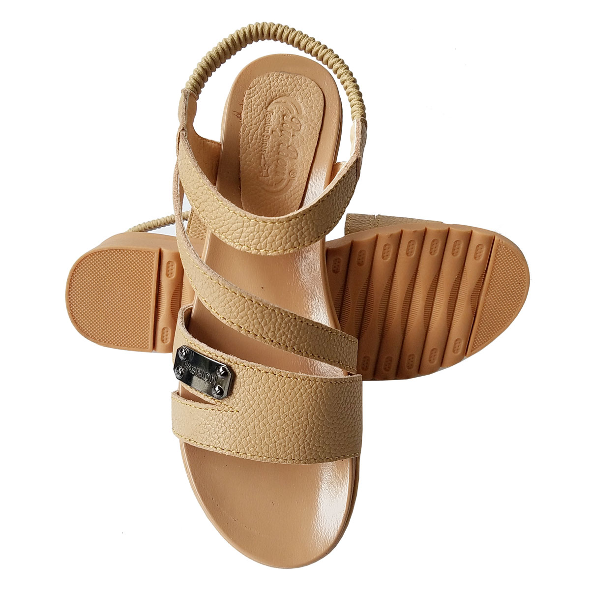 Giày sandal nữ da bò thật BIGGBEN cao cấp SDN81