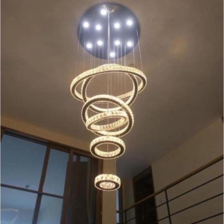 Đèn thả thông tầng 6 vòng 3 chế độ DTT 5810