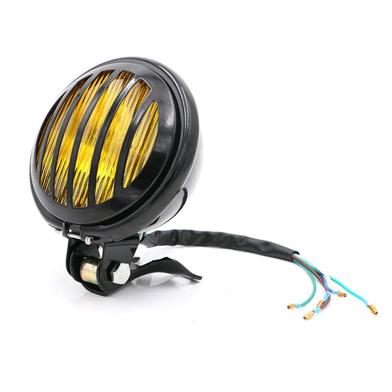 Đèn pha 35W dành cho xe mô tô Harley Cafe Racer Honda BMW