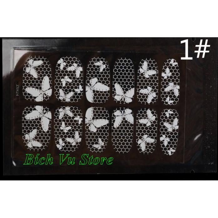Decal ren dán full móng