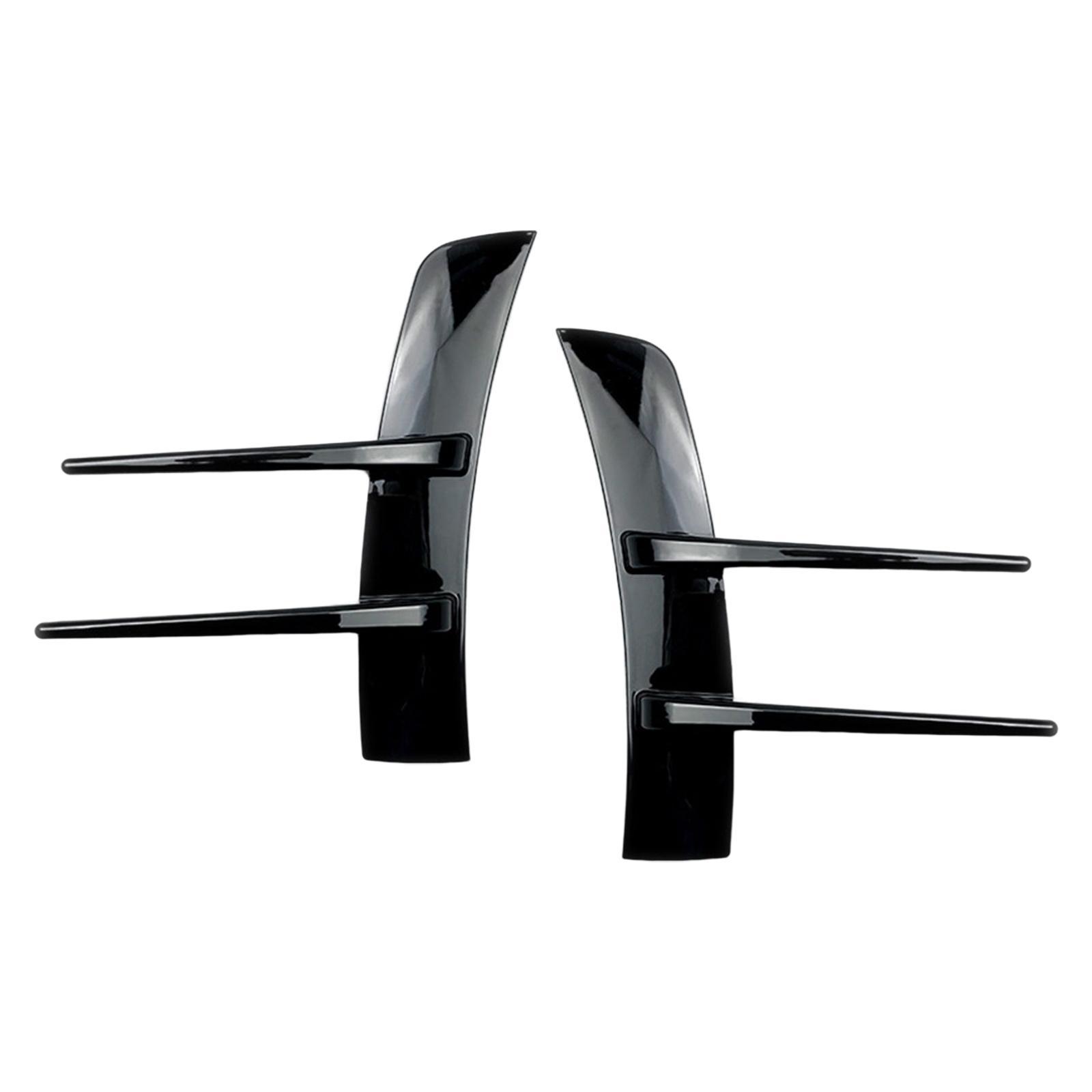 2Pcs Front Air Vent Trim Cover Stickers Automotive High Quality for