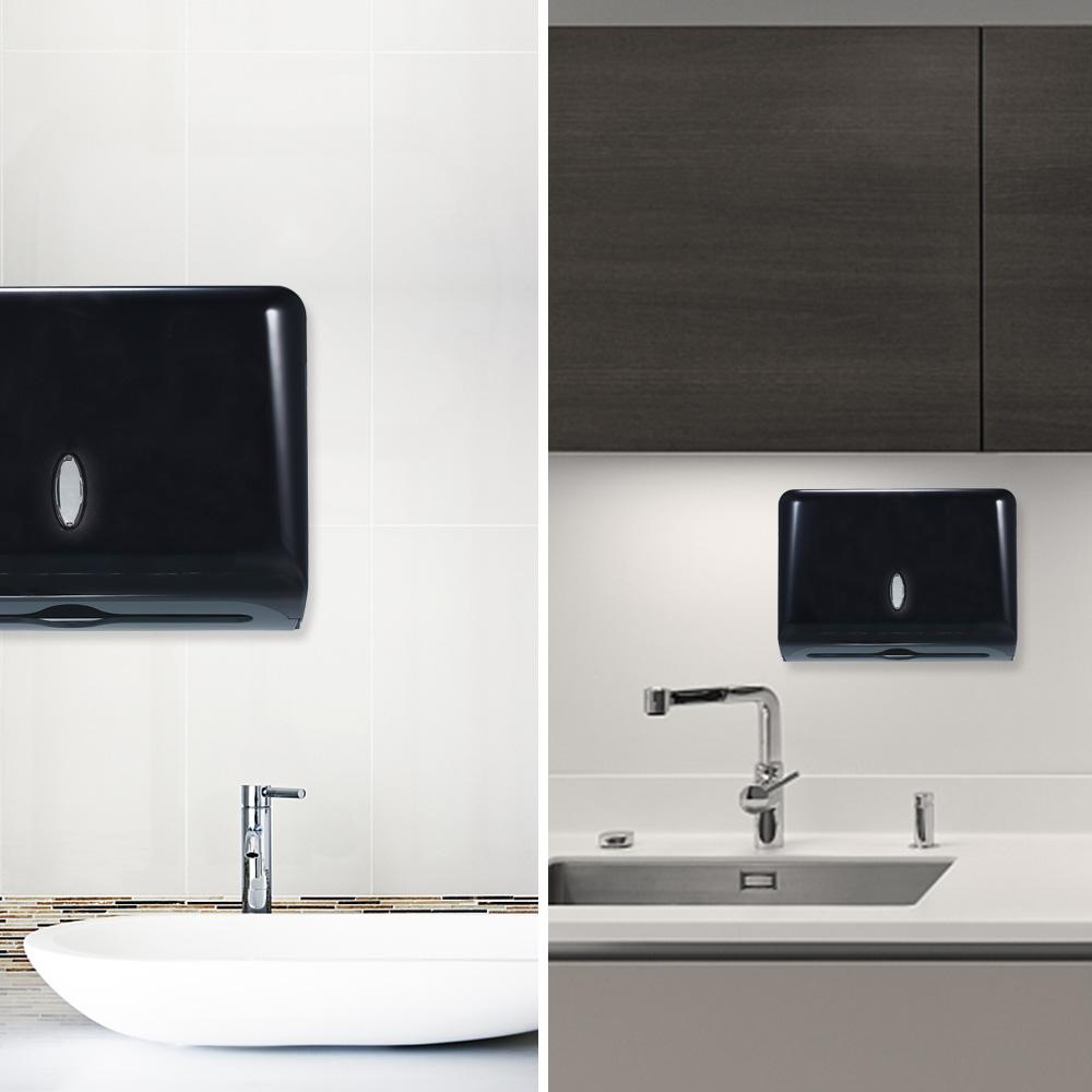 Paper Towel Dispenser Wall Mounted Paper Towel Holder Box Dispenser Bathroom Toilet Tissue Dispenser Kitchen Paper Towel