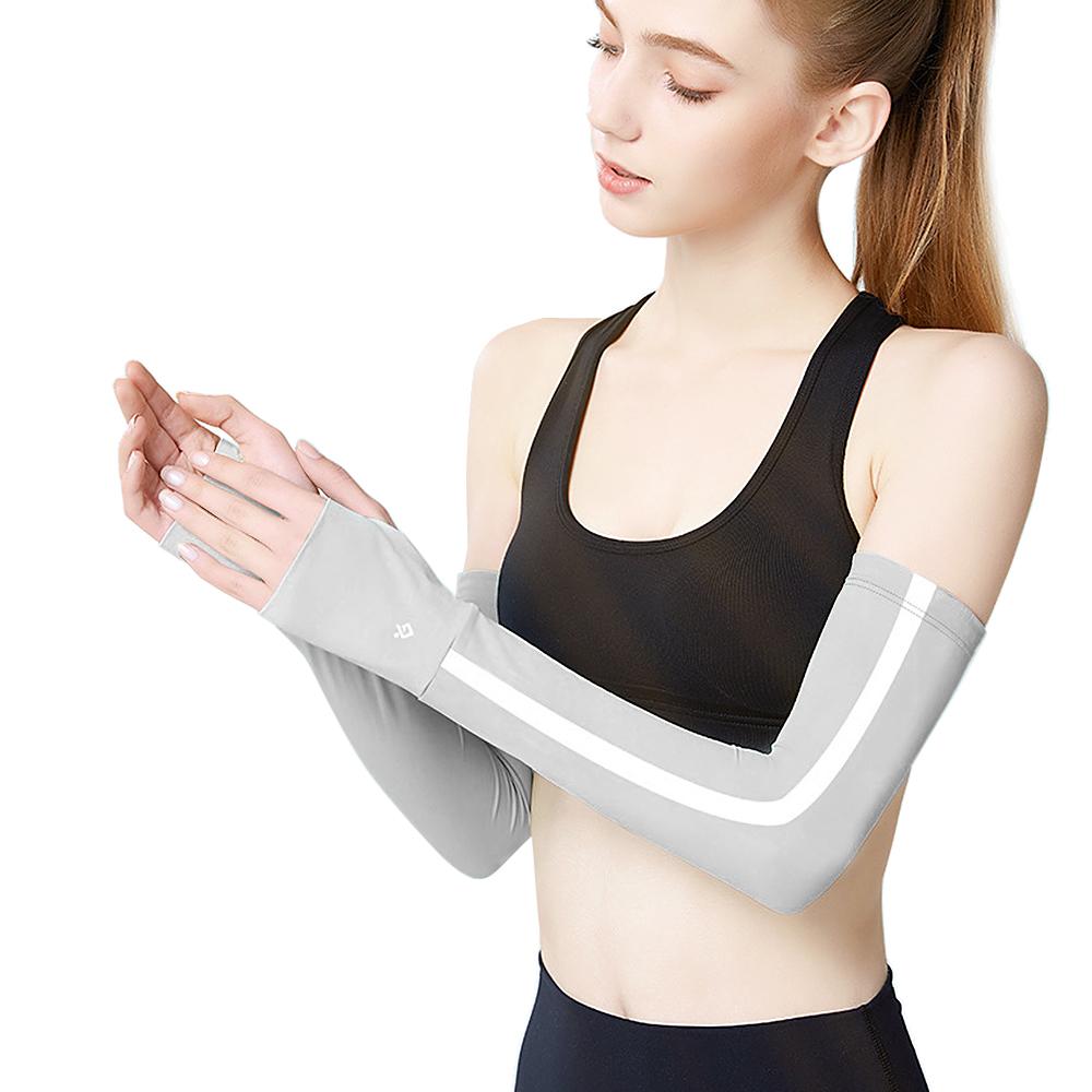 Bao tay dài không ngón chống nắng, chống tia UV, chất liệu vải mát, cao cấp cho nam nữ