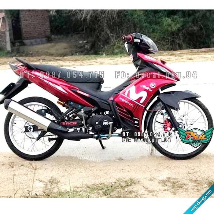 Tem rời Exciter 135 2011-2014 Movistar đỏ
