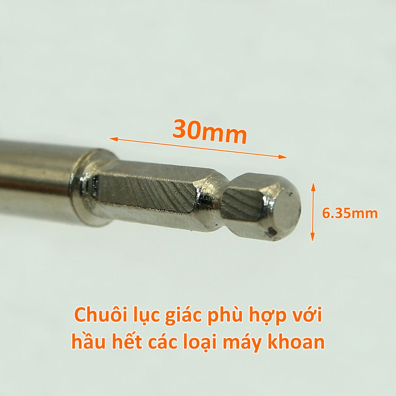 Thanh kéo dài lục giác thay nhanh 300mm cho máy bắt vít