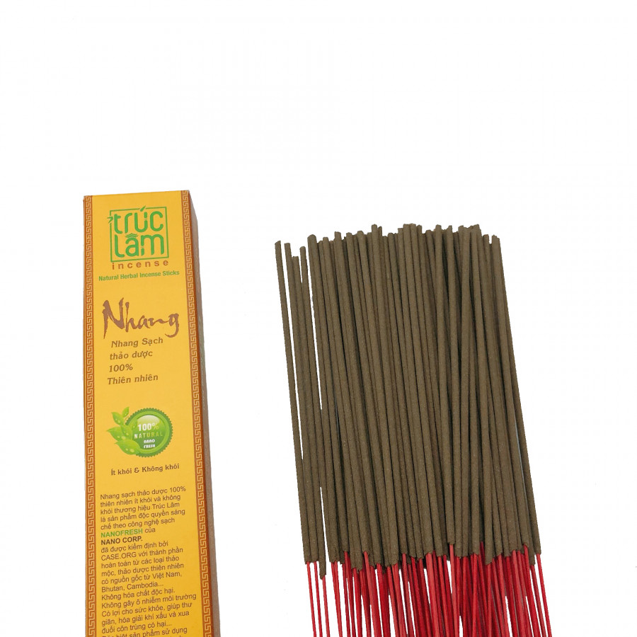 Nhang Sạch Thảo Dược TRÚC LÂM - 20 CM QUẾ ÍT KHÓI