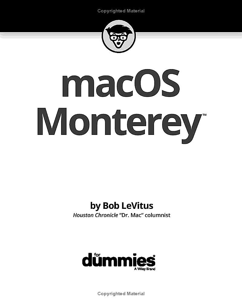 Sách ngoại văn: macOS Monterey For Dummies