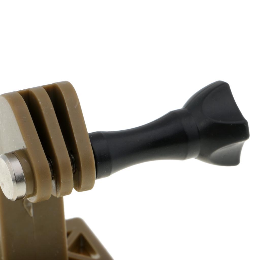 Standard Helmet Mount Adapter Base Bracket For Gopro Hero Camera Brown Tough Nylon