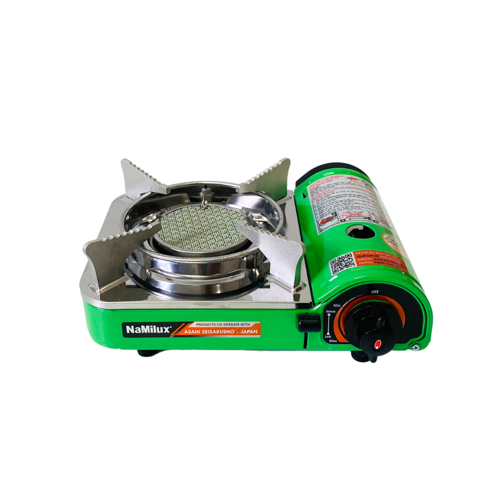 Bếp Gas Mini (Du Lịch) Hồng Ngoại NaMilux NH-P2771PS│Thiết Kế Nhỏ Gọn, Tiết Kiệm Diện Tích│Hàng Chính Hãng