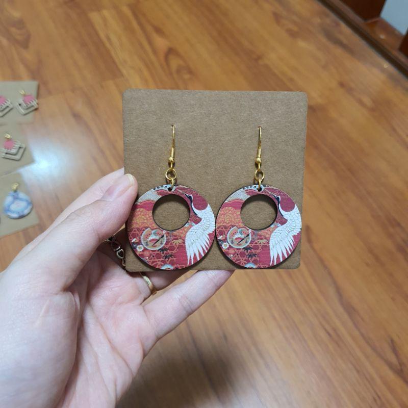 Hoa tai handmade phong cách boho, vintage