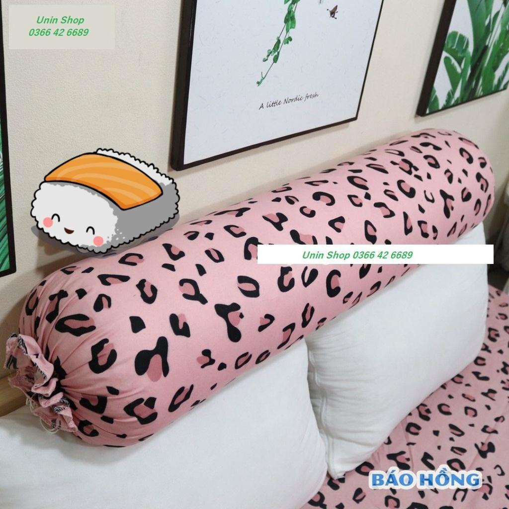 (Giá sỉ) Áo gối ôm, vỏ gối ôm loại to mẫu Heo Hồng bao gối dài poly cotton 30x100cm loại đẹp