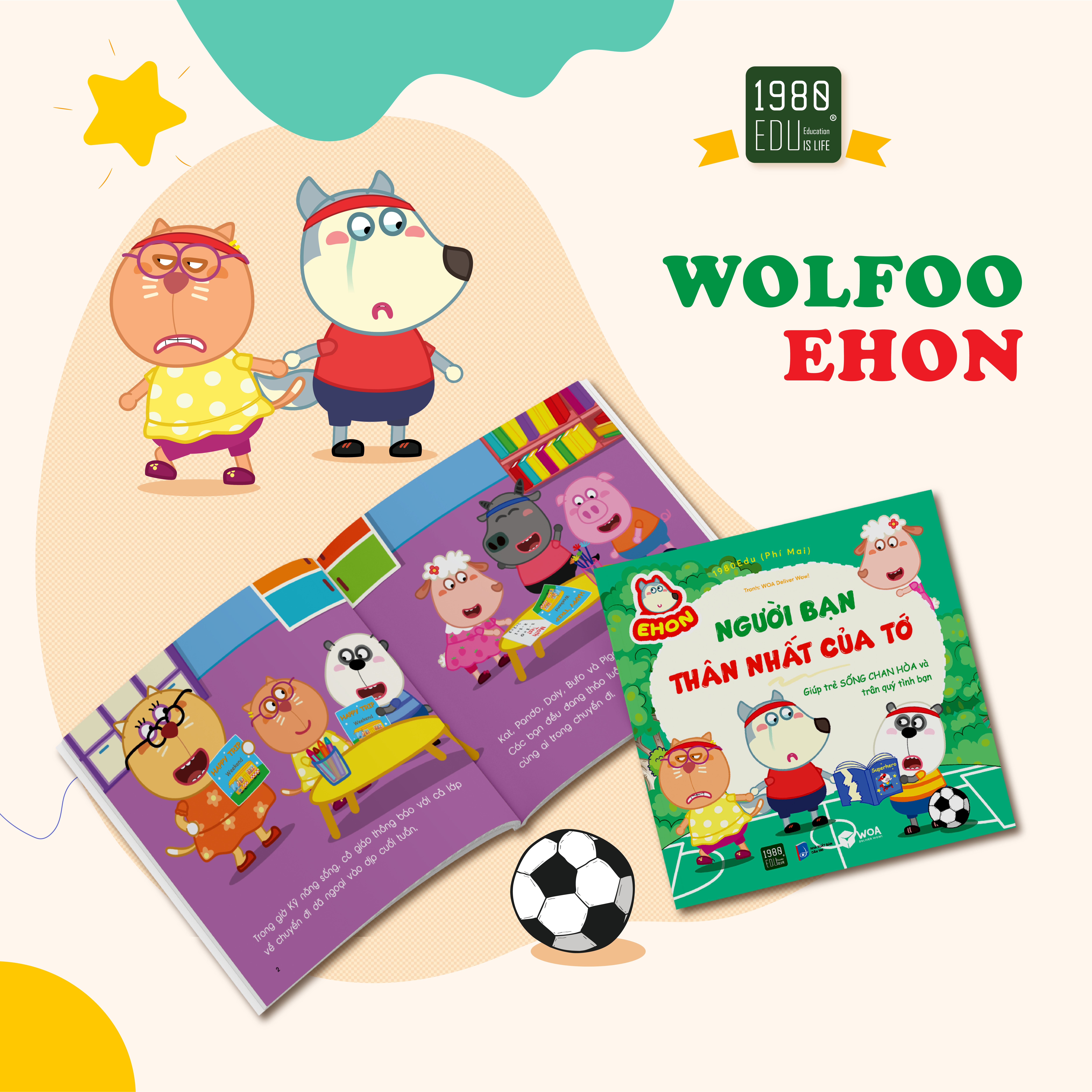 Sách Wolfoo Ehon - Người Bạn Thân Nhất Của Tớ
