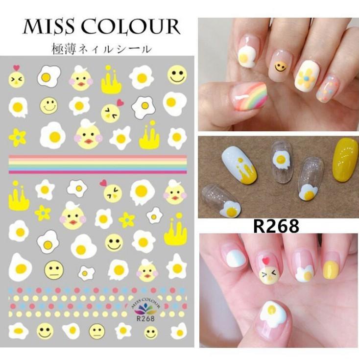 Sticker nail - hình dán móng đáng yêu BYH050