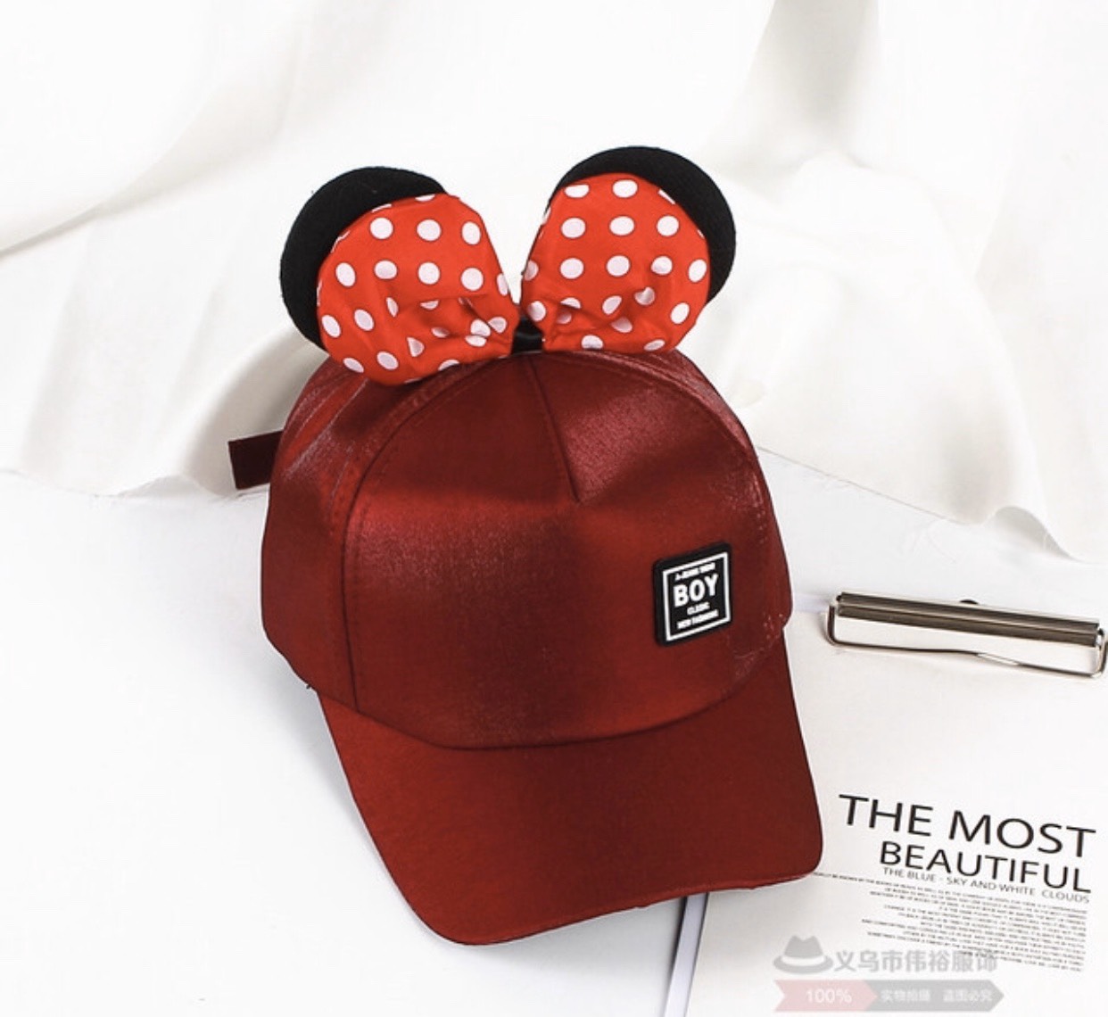 Nón ưỡi trai Mickey bé gái