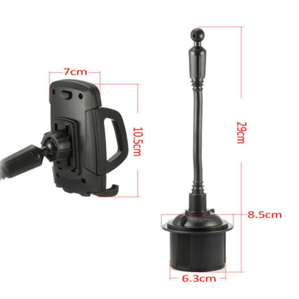 New Universal Adjustable Car Mount Gooseneck Cup Holder Cradle for Cell Phone