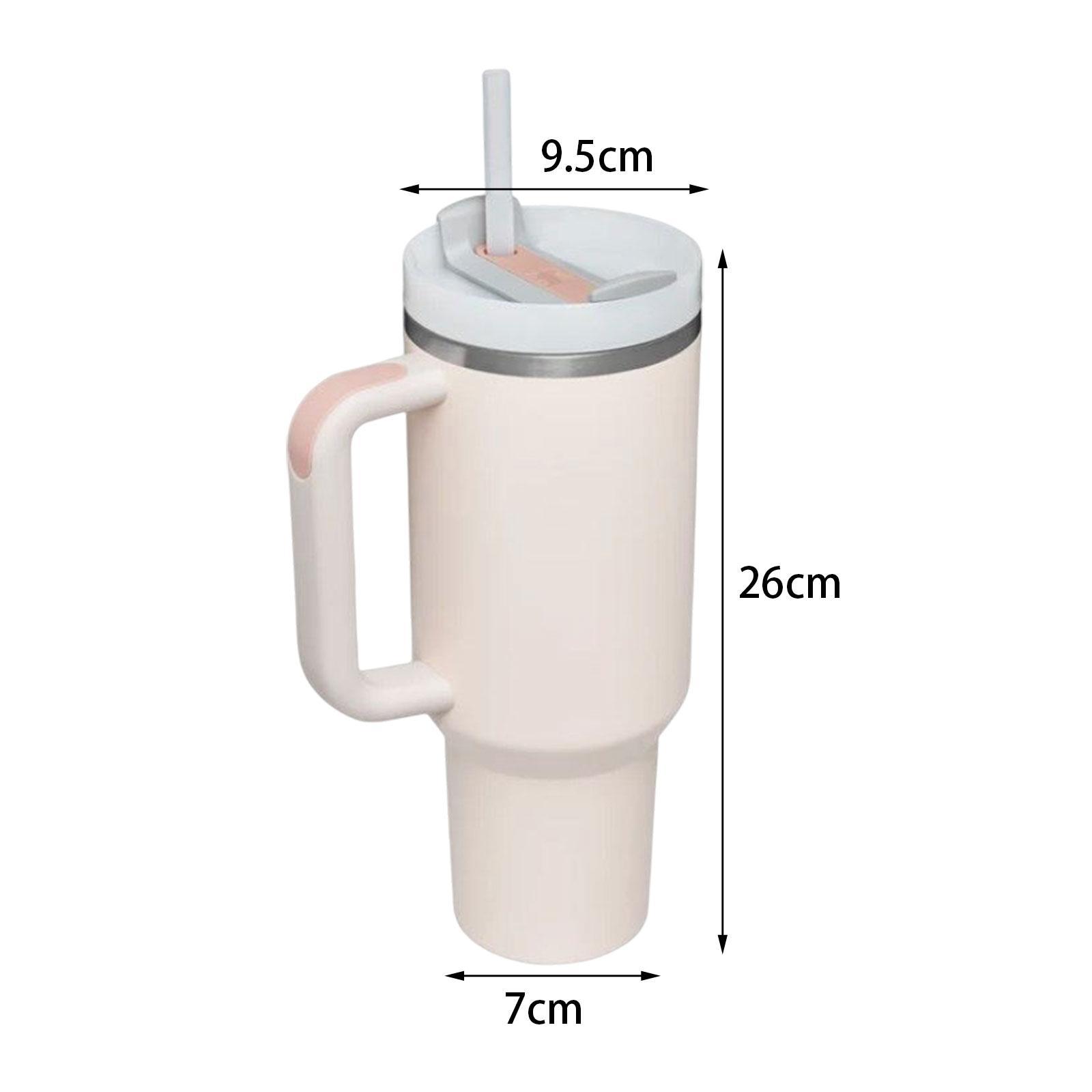 Tumbler with Handle with Lid and Straw Car Tumbler Cup for