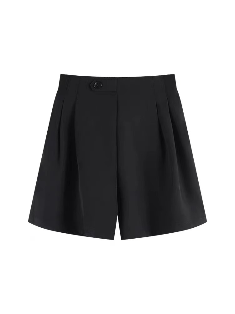 Quần short nữ cạp cao, chất liệu vải bền mát, thiết kế trẻ trung, năng động, quần đùi nữ NeSa Shop, QTN01 - S &lt;45kg, Eo 65cm