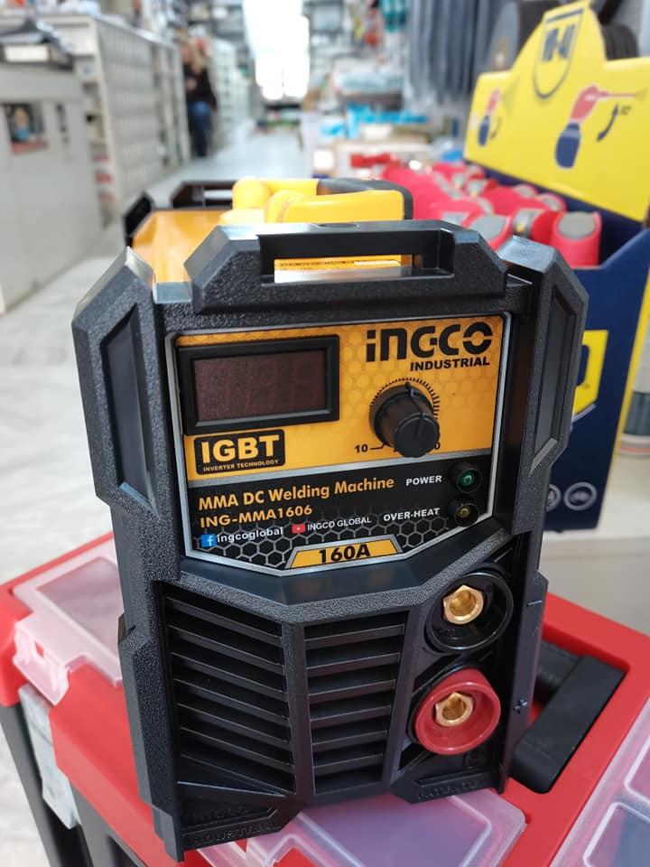 MÁY HÀN QUE BIẾN TẦN INVERTER 160A MMA INGCO ING-MMA1606 - HÀNG CHÍNH HÃNG
