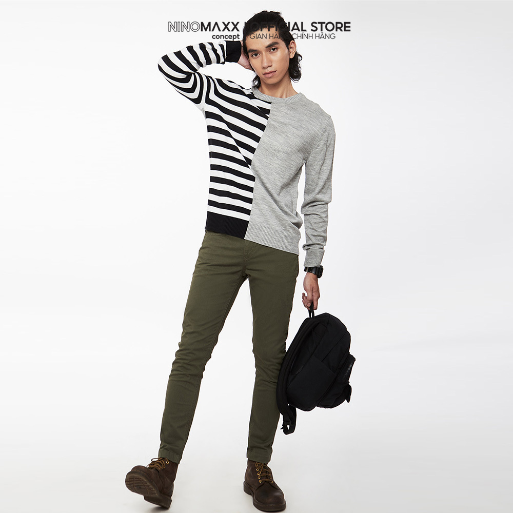 N&amp;M Áo sweater Basic Nam tay dài 1902089