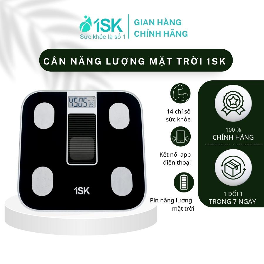 Cân sức khỏe năng lượng mặt trời 1SK CF539 cân đo thông minh kết nối app