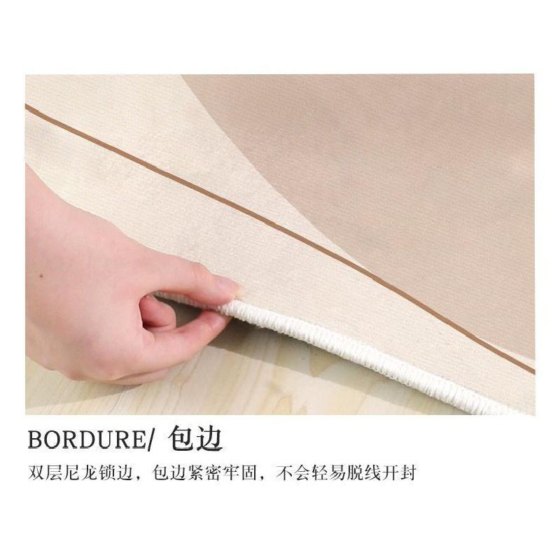 Thảm Trải Sàn Phòng Khách/Phòng Ngủ Phong Cách Bắc Âu Có Thể Giặt Sạch Tiện Dụng