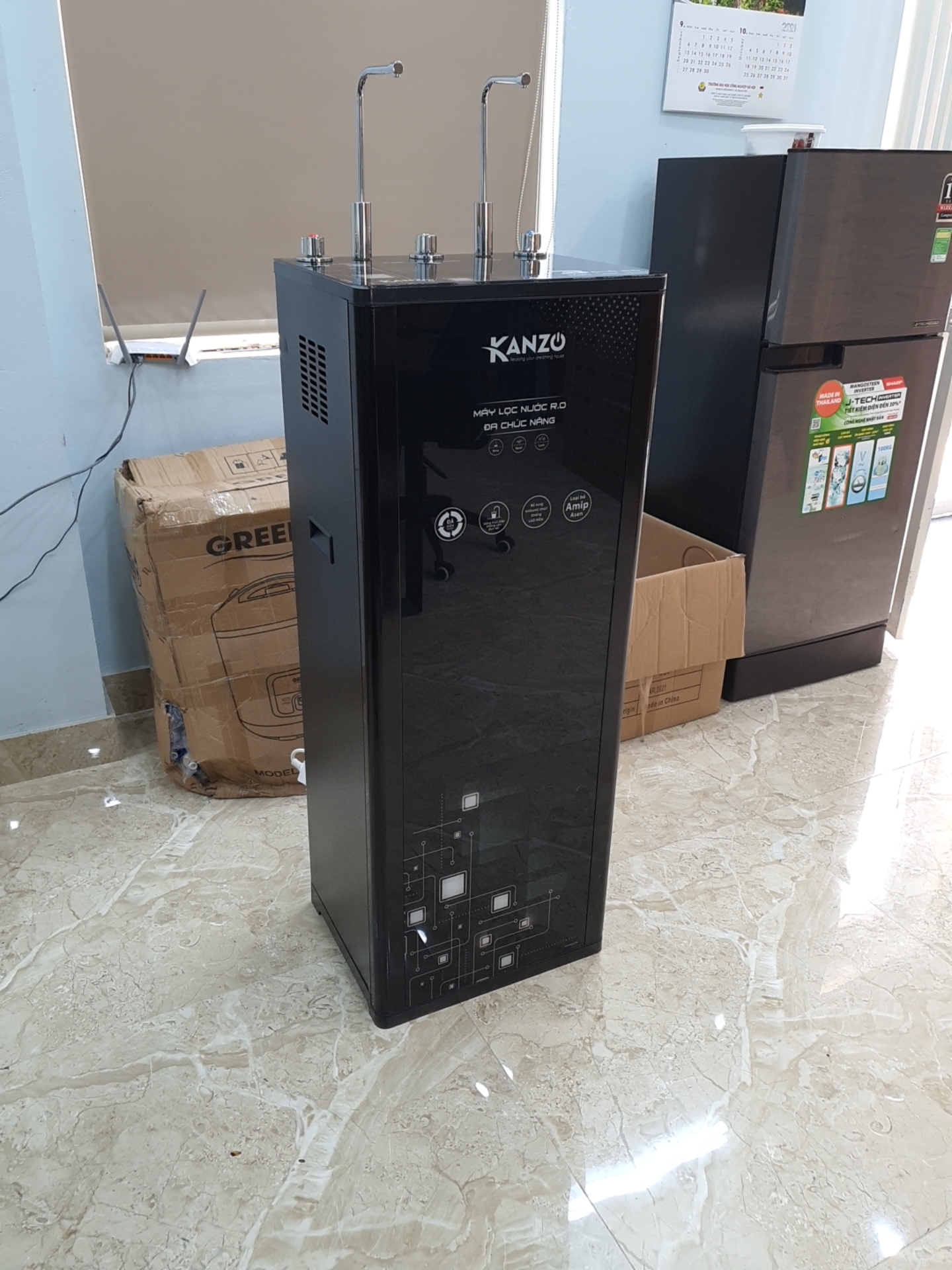 Máy Lọc Nước R.O Hydrogen KANZO KZ-RO-NL100CH-HI 10 Lõi Nóng Lạnh Hàng chính hãng