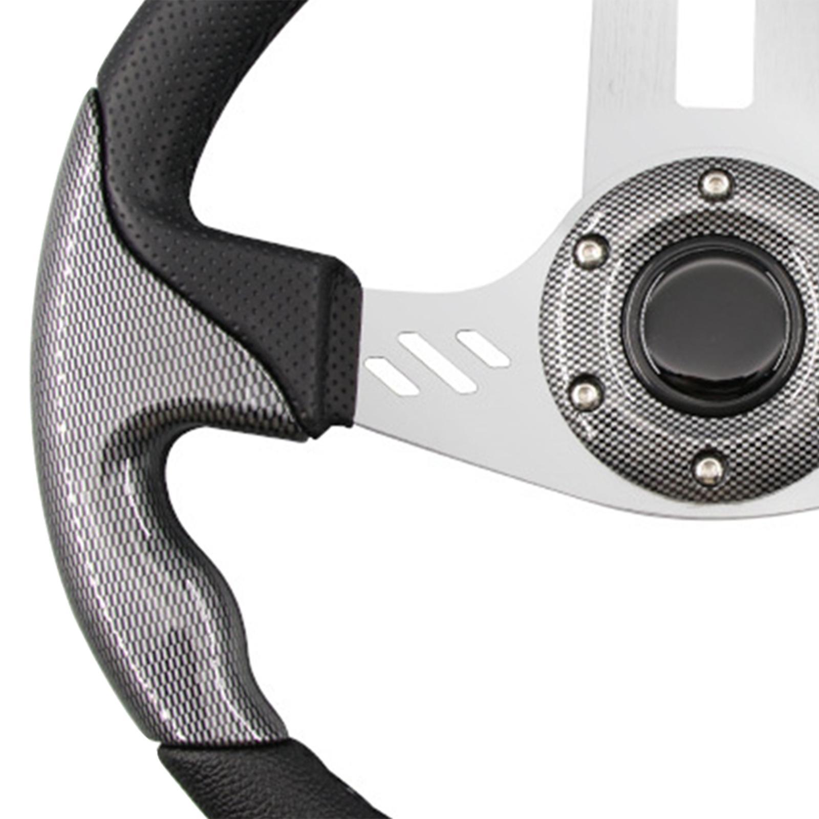 Golf Cart Steering Wheel Carbon Fiber 11” ID Golf Cart Accessories Golf Cart Replacement