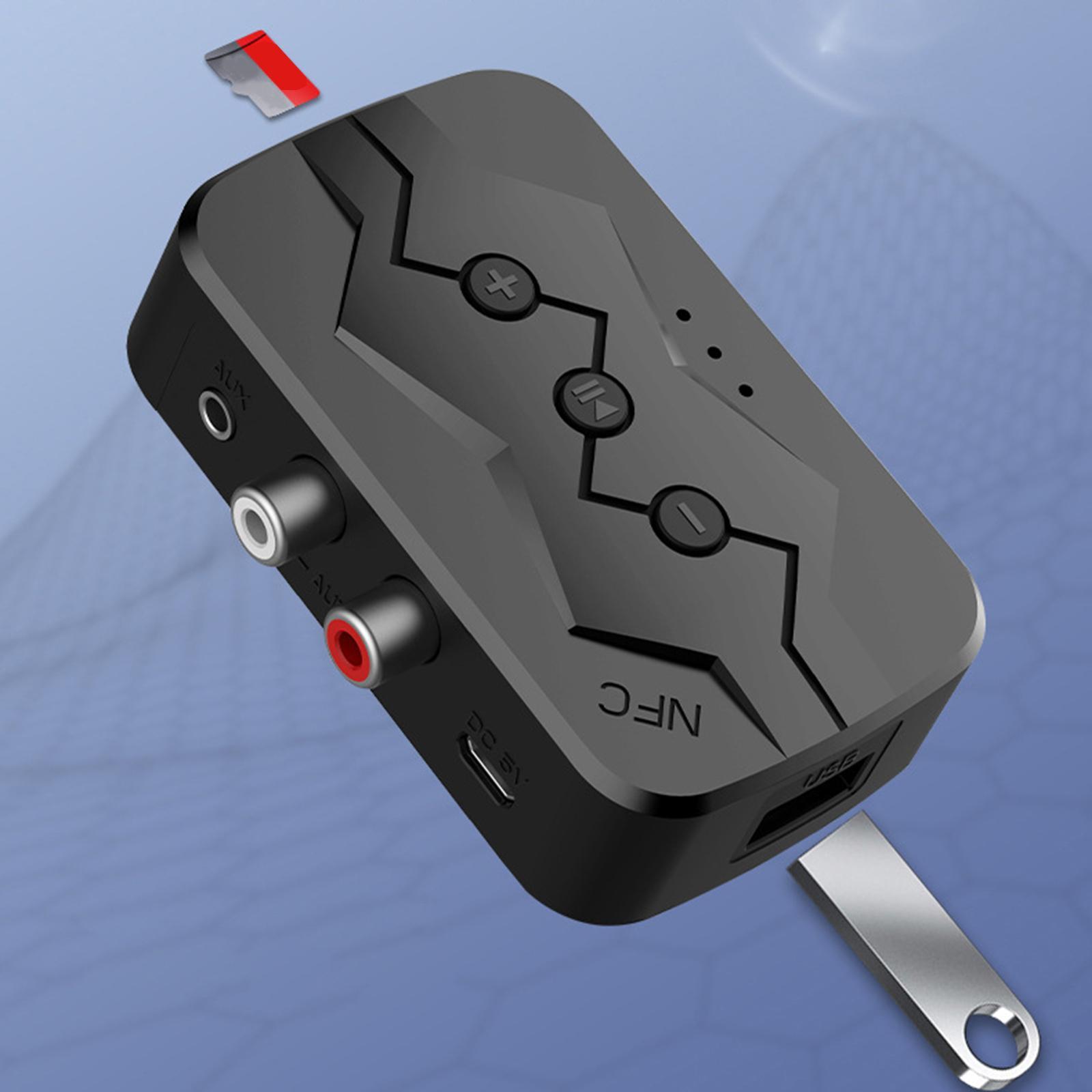 Wireless  Bluetooth 5.0 Audio Receiver Adapter Handsfree Call Easy Setup