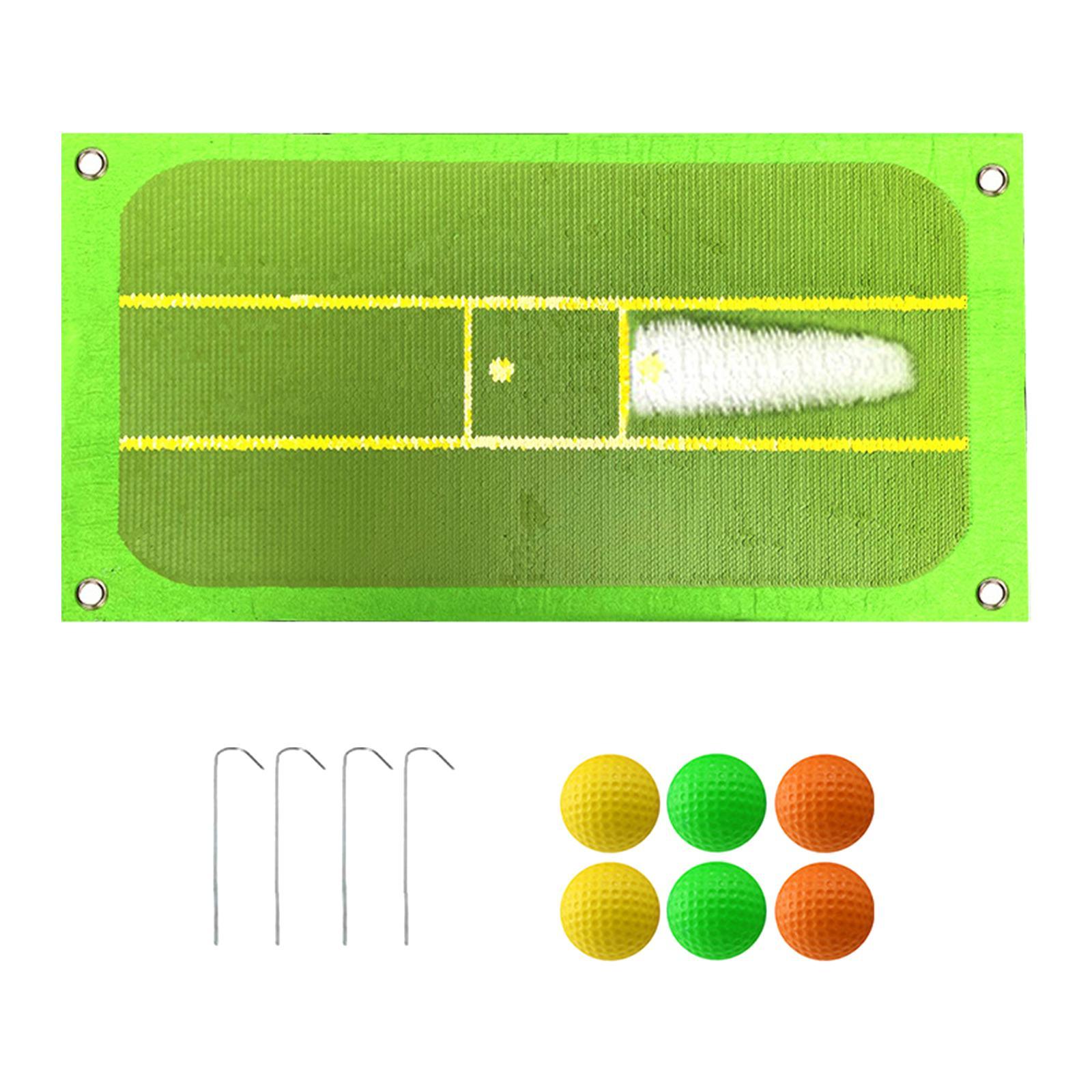 Golf Swing Mat Golf Practice Hitting Aid Equipment for Training Outdoor